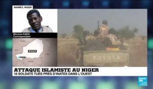 Attaque islamiste au Niger, 18 soldats tués dans l'ouest près d'Inates