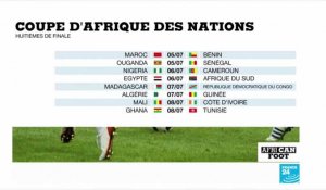 CAN-2019 : Les 8es de finale de la Coupe d'Afrique des nations sont connus