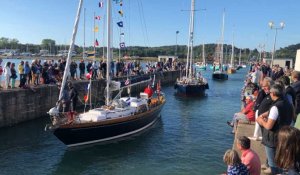 Paimpol. L'arrivée des voiliers de la Classic channel regatta