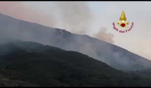 Italie: le volcan de Stromboli est entré en éruption