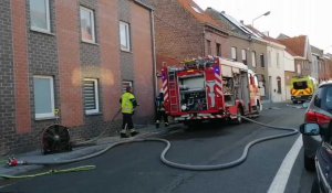 Incendie dans un appartement de la rue Henri Duchâtel, à Mouscron