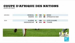 CAN-2019 : Les quarts de finale de la Coupe d'Afrique des nations sont connus