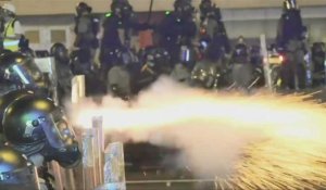 Hong Kong: du gaz lacrymogène utilisé contre les manifestants