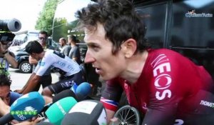 Tour de France 2019 - Geraint Thomas crashed and lost 20 seconds on the 8th stage of the Tour de France