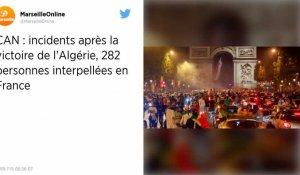CAN 2019 : Incidents après la victoire de l'Algérie, 282 interpellations en France