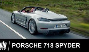 2019 Porsche 718 Spyder 420 ch ESSAI POV Auto-Moto.com