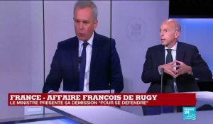 Pris dans la tourmente, Rugy démissionne "pour se défendre"