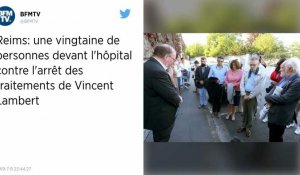 Vincent Lambert. Un rassemblement devant l'hôpital de Reims contre l'arrêt des traitements