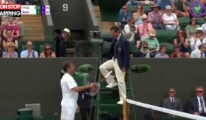 Wimbledon 2019 : Henri Leconte échange sa place avec l'arbitre en plein match (Vidéo)