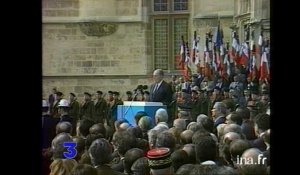 Extrait de l'hommage de François Mitterrand à Pierre Bérégovoy