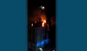 Important incendie rue Kléber à Troyes : 8 personnes évacuées