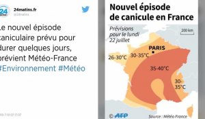 Le nouvel épisode caniculaire prévu pour durer quelques jours, prévient Météo-France