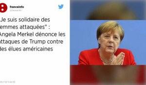 Angela Merkel dénonce les attaques de Trump contre des élues américaines