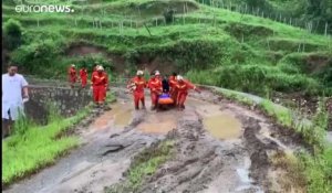 Au moins 35 morts suite à un énorme glissement de terrain en Chine