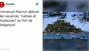 Emmanuel Macron commence des vacances « studieuses » au fort de Brégançon
