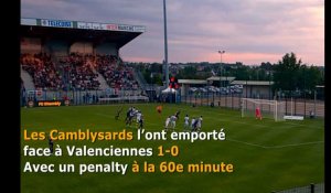 Chambly a gagné son tout premier match en Ligue 2 contre Valenciennes 1-0