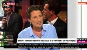 Morandini Live : Vincent Cerutti va-t-il vraiment faire de la politique ? Il répond (vidéo)