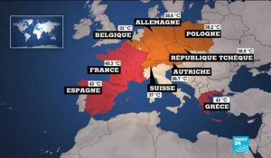 Canicule en Europe : le pic de chaleur est attendu dans la journée