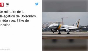 Un militaire brésilien de la délégation du président Jair Bolsonaro arrêté avec 39 kg de cocaïne