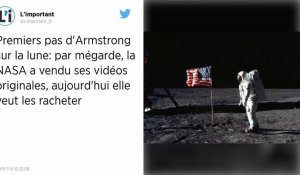 Par mégarde, la Nasa a vendu ses vidéos originales des premiers pas d'Armstrong sur la Lune