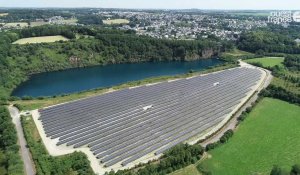 La centrale photovoltaïque de Baud dans le Morbihan