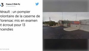 Hérault : Un pompier volontaire mis en examen et écroué pour 13 incendies