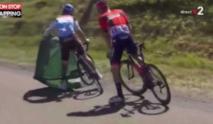 Tour de France 2019 : Le français Tony Gallopin percute un parasol en pleine course (Vidéo)