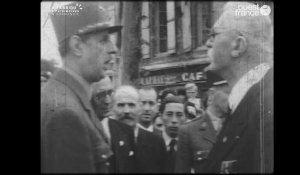 VIDÉO. 78e anniversaire du Débarquement en Normandie : quand de Gaulle constatait les dégâts des villes normandes