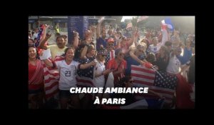 France - États-Unis: au Parc des Princes, ambiance caniculaire