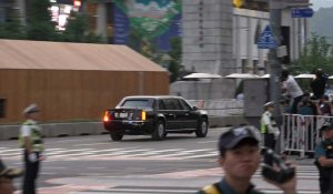 Donald Trump arrive à Séoul suite au sommet du G20