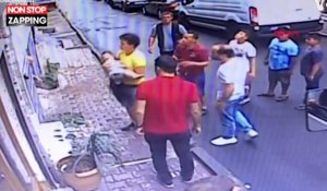 Turquie : Un homme sauve un enfant qui chute du deuxième étage (vidéo) 