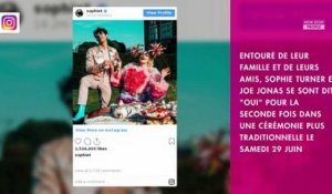 Sophie Turner et Joe Jonas mariés : le couple s'est uni pour la deuxième fois en France