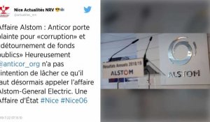 Anticor dépose une plainte pour corruption dans l'affaire Alstom