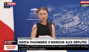 Écologie : Face à l'Assemblée nationale, Greta Thunberg répond à ses détracteurs (vidéo)