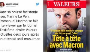 Immigration, communautarisme, voile : Emmanuel Macron s'explique dans « Valeurs actuelles »