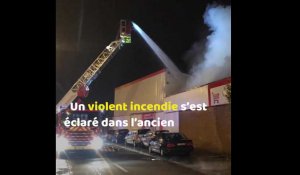 Tourcoing: un supermarché détruit par un incendie