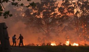Les feux font rage dans l'est de l'Australie