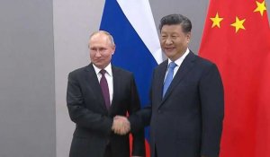 Les présidents russe et chinois se rencontrent avant le sommet des Brics