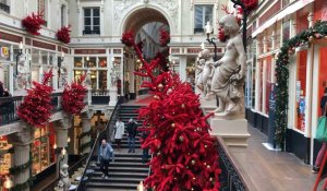 Nantes. Le passage Pommeraye paré pour Noël