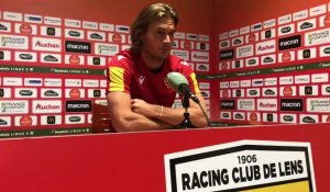 RC Lens: Guillaume Gillet en conférence de presse