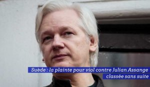 La plainte pour viol contre Julian Assange classée sans suite