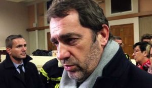 Éboulement aux Mées : Christophe Castaner venu en soutien aux élus et aux pompiers