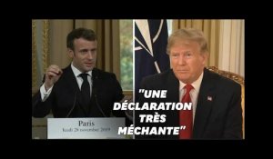 Sur l&#39;Otan, Macron s&#39;est montré &quot;très irrespectueux&quot;, selon Trump