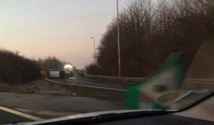 Un accident ce mardi matin: soyez prudents sur l'A16 ! 