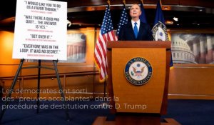 Destitution Trump : des "preuves accablantes" dans un rapport 
