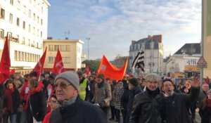 Grève du 5 décembre à Lorient. Entre 7 000 et 9 000 manifestants dans la rue