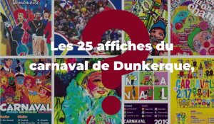 Les affiches du carnaval de Dunkerque, de 1995 à aujourd'hui