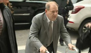 Weinstein arrive au tribunal au 2ème jour de son procès