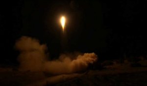Images qui montreraient des tirs de missiles iraniens dans la province de Kermanshah