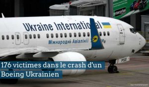 Le crash d'un Boeing ukrainien fait 176 victimes près de Téhéran
